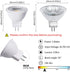 Bonlux MR11 LED Bulb 3W 12V AC/DC Low Voltage LED Spotlights,GU4 Bi-Pin Base 25W Halogen Equivalent 270lm for Landscape Accent Recessed Track Ligh...