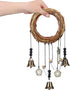 2 Pieces Witch Bells Protection for Door Knob Hanger Wiccan Wind Chimes Witchy Things Clear Negative Energy Attracts Positive Witchcraft Wicca Sup...