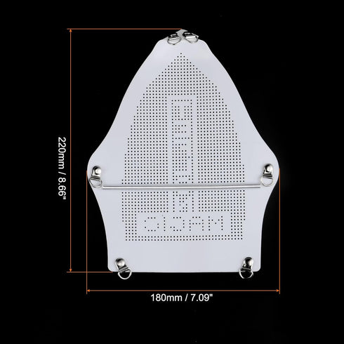 2pcs Iron Cover Non Stick Iron Shoe PTFE Electric Iron Assistant Tool Iron Sole Plate Accessory Ironing Protector Fits Smaller Than 220mm(Length) ...