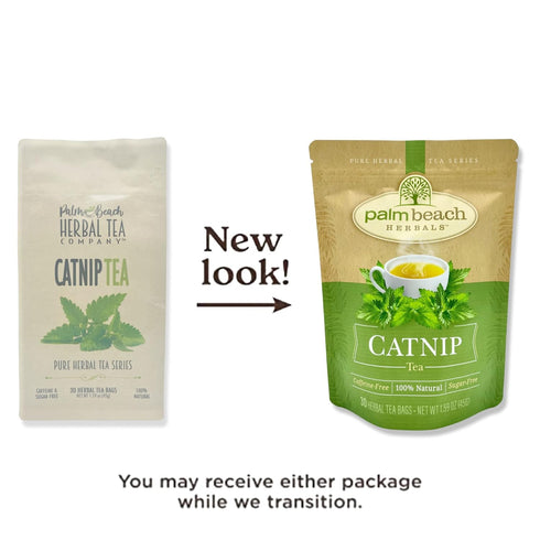 Catnip Tea - Pure Herbal Tea Series by Palm Beach Herbal Tea Company (30 Tea Bags) 100% Natural...