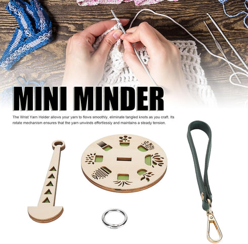 Generic Portable Wrist Yarn Holder Yarn Storage Prevents Yarn Tangling and Misalignment Yarn Holder for Knitting, Knitting Supplies Gift for The C...