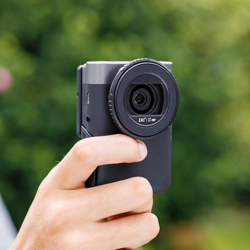 JJC V10 Lens Cap Cover, Protective Lens Cap for Canon PowerShot V10 Vlog Camera, Canon V10 Lens Protector, Rotation for Open & Close, Anti-Lost,An...