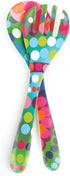French Bull Salad Server 2 Piece Set - Melamine Dinnerware - 13" - Outdoor, Party, Utensils - Bindi...
