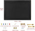 2PCS Black Bulletin Boards Cork Board with Felt, 15"x11" Small Display Pin Board Vision Board for Walls, Jewelry, Notes, Collection, Photos, Offic...
