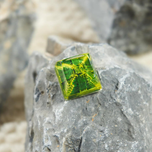 Sumgsn SA Keycaps Shine Through Custom Keycaps Resin Artisan Key caps for Mechanical Keyboard Cherry MX Switches R4...