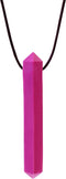 ARK's Krypto-Bite Chewable Gem Necklace Chew Jewelry (Soft, Magenta)...