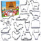 Farm Animal Cookie Cutter Set, 13 Piece Set, Premium Food Grade Stainless Steel, Dishwasher Safe...