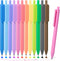 Gel Pens 12 Colors Retractable Quick Dry Ink Pens Fine Point 0.7mm, Smoooth Writing Pens Multicolor for Journaling, Drawing, Doodling, and Note Ta...