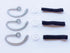 CS540 Ear Tips + Ear Hook Loops + Foam Spare + Earpads Fit Kit for Plantronics CS540 Savi W440 W740 W745 WH500 EarLoops EarHook Ear Bud Sleeve Par...