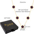 5 Leaf Clover Choker Necklace for Women 18K Gold Plated Stainless Steel Black Lucky Five Leaf Dangle Chain Jewelry Gift for Mother and Daughter...