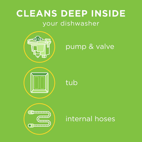 Affresh Dishwasher Cleaner, 12 Month Supply, Helps Remove Limescale and Odor-Causing Residue...
