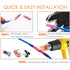 100pcs Heat Shrink Bullet Connectors 22-10 Gauge Quick Disconnect Wire Connectors Female Male Crimp Connectors Waterproof Electrical Butt Terminal...
