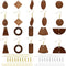 SUPERFINDINGS Wood DIY Earring Making Kit including 40pcs Saddle Brown Walnut Wood Drop Pendants Oblate Teardrop Links Connectors 100pcs Brass Jum...