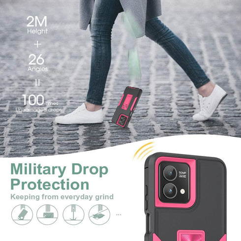 Protecive Case for Motorola G Stylus 5g (2023), Compatible with Moto G Stylus 5g 2023, Phone Cover with Magnetic Kickstand Car Mount, Shockproof H...