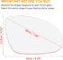 X AUTOHAUX Mirror Glass Heated with Backing Plate Passenger Side Right Side Rear View Mirror Glass for VW R32 Rabbit...
