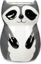 Abbott Collection 27-MINIKIN-473 Sitting Raccoon Planter/Vase-4" H, 4 inches H, Grey...