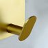 DELITON Adhesive Towel Hooks Gold - 4 Pack Towel Hook for Coat Robe Stick on Bathroom Wall Brushed Gold Finish Stainless Steel...