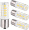 4PCS 1156 LED Bulb 12V 24V, BA15S LED Bulbs Bayonet Single Contact Base for Landscape RV Camper Interior Marine Boat Trailer Lights, Daylight Whit...