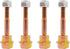 (4 Pack 580790401 Shear Bolts Kit for Husqvarna 580790401 588077502 595086601 2 Stage Snow Thrower...