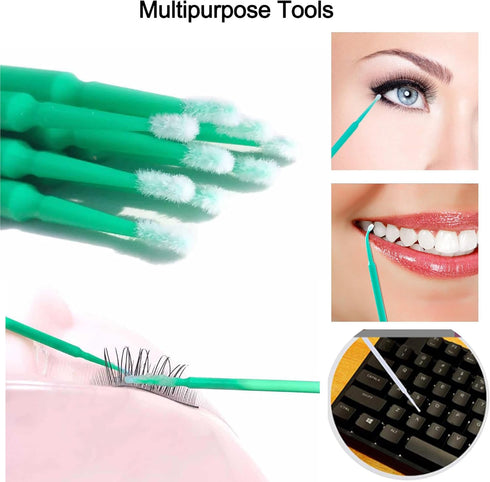 300 Pcs Touch Up Paint Brushes, BetterJonny Disposable Micro Applicators Brush Automotive Paint Chip Repair Cosmetic Micro Brush for Automotive Pa...