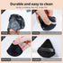 BEAKEY Triangle Powder Puffs for Face Powder Makeup Puff for Loose & Cosmetic Foundation, Wedge Shape Velour Cosmetic Cloud Kiss Makeup Sponges fo...