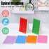 Koogel Top Bound Pocket Notebooks, Small Spiral Memo Pads Lined 3x5 Ruled Pocket Notebook Durable Cover Notebooks 50 Sheets/6 Pads for Office Scho...