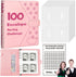 100 Envelopes Money Saving Challenge Binder, A5 Budget Binder with Cash Envelopes, Savings Challenges Budget Book to Save $5,050, Budget Planner f...