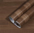 Dark Brown Butcher Block Contact Paper Peel and Stick Kitchen Countertop Wallpaper Shelf Liner Roll for Bathroom Counter Table Laundry Room Wall D...