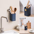Kitchen Utensil Holder for Countertop,Multifunctional Draining Chopstick Cage,Double Ventilation Holes,Wall Mounted or Standing Cutlery Storage Or...