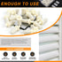 130Pcs Professional Plantation Shutter Repair Kit Includes 50Pcs Spring Loaded Shutter Pins and 80Pcs Tilt Rod Shutter Louvers Staples Shutter Pin...