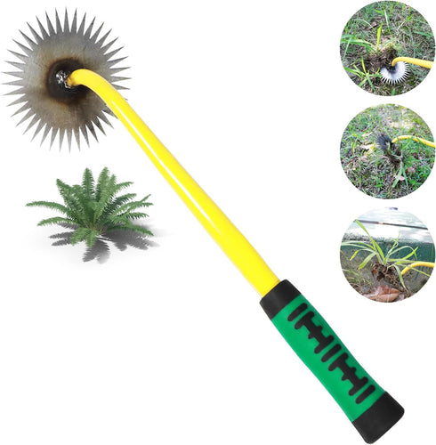 New Weeding Artifact Uprooting Weeding Garden Tool, Manganese Steel Weed Puller Tool Stand Up Heavy Duty, Hand Weed Remover...