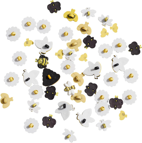 Buttons Galore Christmas Lights Super Value Pack Craft Buttons, Yellow 50 Pack...