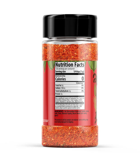 Unpretentious Red Fajita Seasoning, Spice Blend, Peppery & Savory, Fajitas & Tacos (4.8 Ounce)...