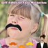 Anyumocz 48PCS Self-Adhesive Fake Mustaches - Novelty Fake Mustaches for Masquerade Party Performance...
