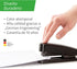 Novus B2 re+New Stapler, 25 Sheet Capacity, Made of 95% Recycled Plastic, German Engineered, Staple|Pin|Tack, 10 Yr. Warranty, Black re+New Specia...