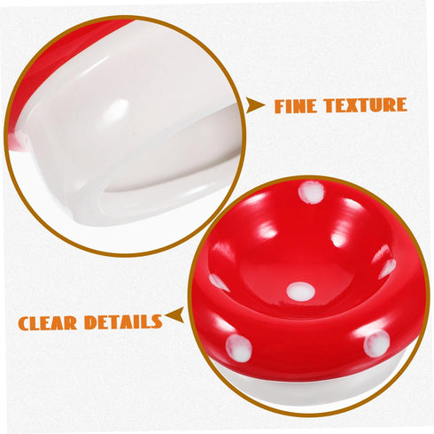 Hamster Ceramic Bowl Mushroom Food Hamster Feeder Chinchilla Bowl Hamster Water Guinea Pig Bowl Water Dish Rat Feeding Bowl Rat Bowl Hamster Bowl ...