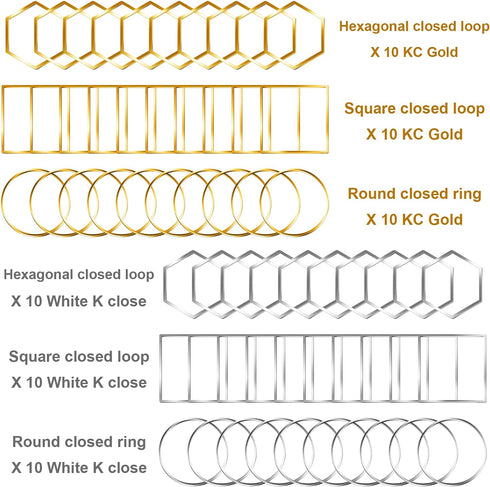 Earrings Beading Hoop for Jewelry Making, FANMAOUS Earrings Findings Hoops Earring Charms Open Bezel Pendant Frame for DIY Craft,Earring Necklace,...