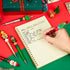 12 Pcs Christmas Beadable Pens, Plastic Bead Pens, Silicone Bead Pens, Snowmen Santa Gingerbread Bead Ballpoint Pen for Office School Women Kids S...