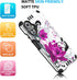 TJS Compatible for Boost Mobile Celero 5G 2024 (3rd Version) Case, Tempered Glass Screen Protector Magnetic Support Hybrid Shockproof Metallic Bru...