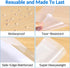 Sooez 10 Pack Plastic Envelopes File Folders, Rainforced Clear Folder Important Document Organizer, A4 Letter Size Bill Receipt Paper Holder Organ...