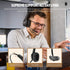 Trucker Bluetooth Headset, Wireless Headset with Mic for PC, Bluetooth Headset with Microphone Noise Cancelling, Mute Button, 55H Talk Time, for C...