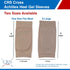 CRS Cross Achilles Heel Gel Sleeves. 1 Pair of Premium Padded Compression Gel Sleeve Socks for Cushion and Protection of Haglunds Bump, Achilles T...