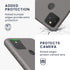 kwmobile Case Compatible with Google Pixel 5 Case - Slim Protective TPU Silicone Phone Cover - Stone Dust...