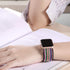 Stretchy Nylon Solo Loop Compatible with Apple Watch Band 40mm 41mm 38mm 42mm 44mm 45mm 46mm 49mm, Adjustable Elastic Braided Straps for iWatch Se...