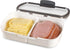 ProKeeper Split Deli Food Storage Container with Air-Tight Silicone Seal and Dry Erase Compatible Lid, 11.75...