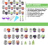 Suuker 27 Pcs Russian Piping Tips Set, Cake Decorating Tips Baking Supplies for Cupcake Cookies Birthday Party (12 Icing Tips 10 Pastry Baking Bag...