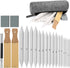 AGPTEK 22 PCS Sketch Drawing Tools, 16 Blending Stumps Set with 2 Sandpaper Pencil Sharpeners, 1 Pencil Extension Tool, 2 Erasers & 1 Felt Bag for...