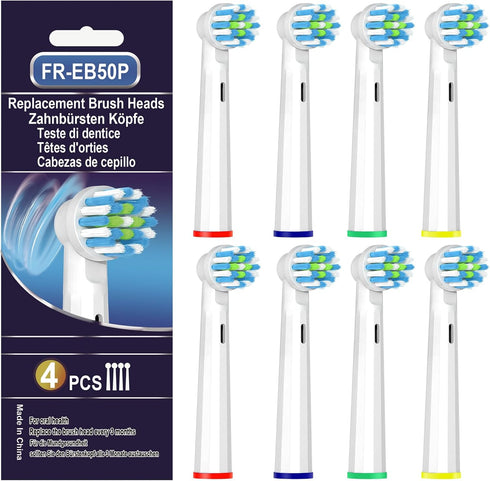 Replacement Toothbrush Heads Compatible with Braun Oral B Pro 1000/7000/9600/5000/3000, Brush Heads Refills for Genius X and Smart 1500 Electric T...