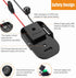Power Wheel Adapter with Fuse & Switch, Secure Battery Adapter for Ridgid AEG 18V Hyper Lithium Battery, with 12 Gauge Wire,Good Power Convertor f...