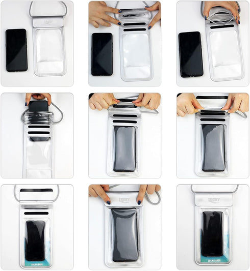 LUCKY Fish Finder Waterproof Case Portable Water Resistant Mobile Bag Handheld Dry Bag Lightweight...